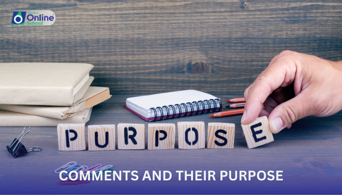 Lesson 09: Comments and their Purpose
